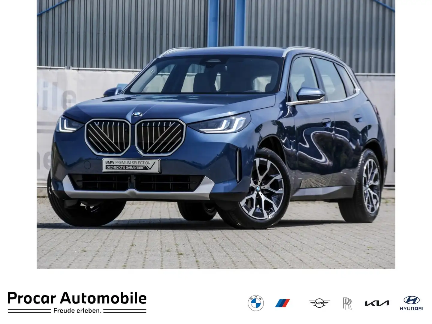 BMW X3 20 xDrive H/K+AHK+ADAPT.LED+DA+DA PLUS+360° Blauw - 1