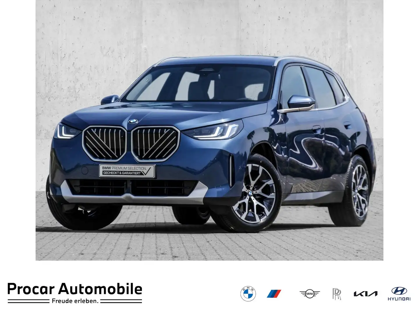 BMW X3 20 xDrive H/K+AHK+ADAPT.LED+DA+DA PLUS+360° Blau - 1