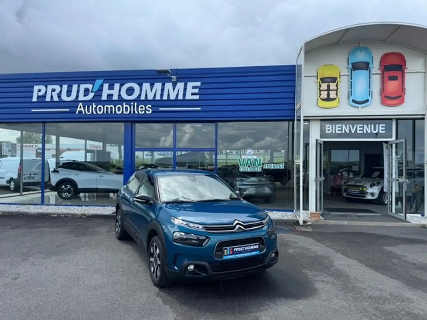 Citroen C4 Cactus PURETECH 110CH S\u0026S SHINE E6.D Bleu - 1
