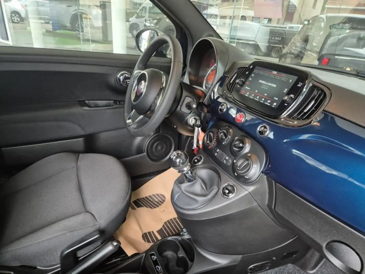 Fiat 500 HYBRIDE/CRUISE CONTROL/ANDROID MILD HYBRIDE Bleu - 2