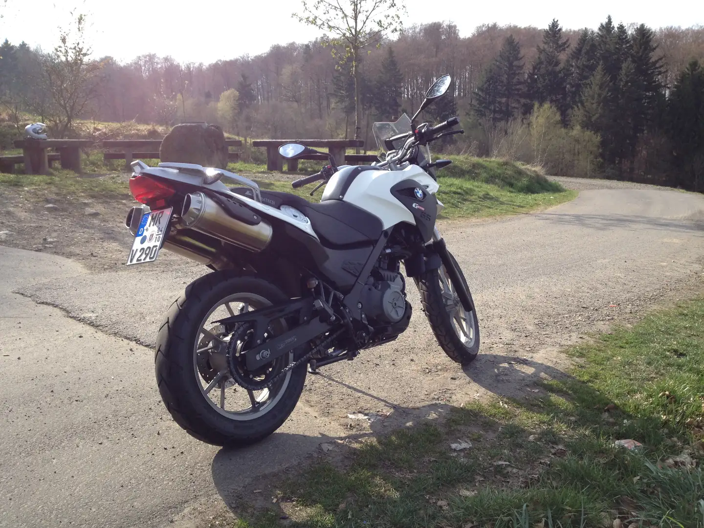 BMW G 650 GS Blanco - 2
