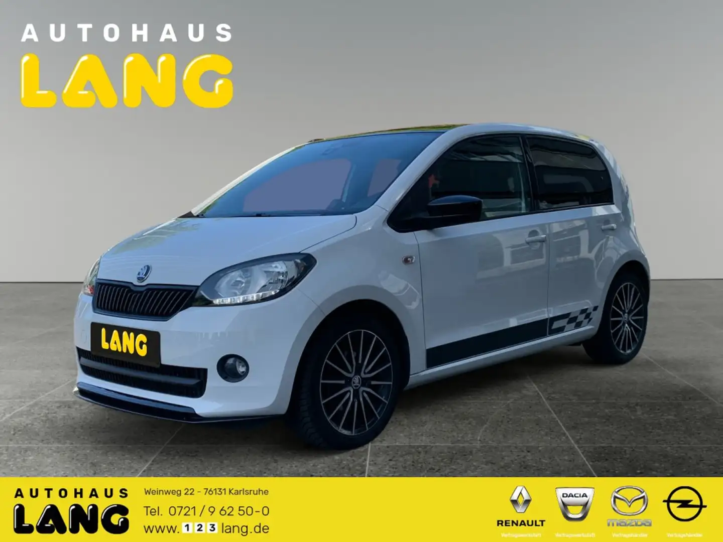 Skoda Citigo 1.0l Monte Carlo (Euro 6) 1.0 EU6 Monte Carlo (Eur Weiß - 1