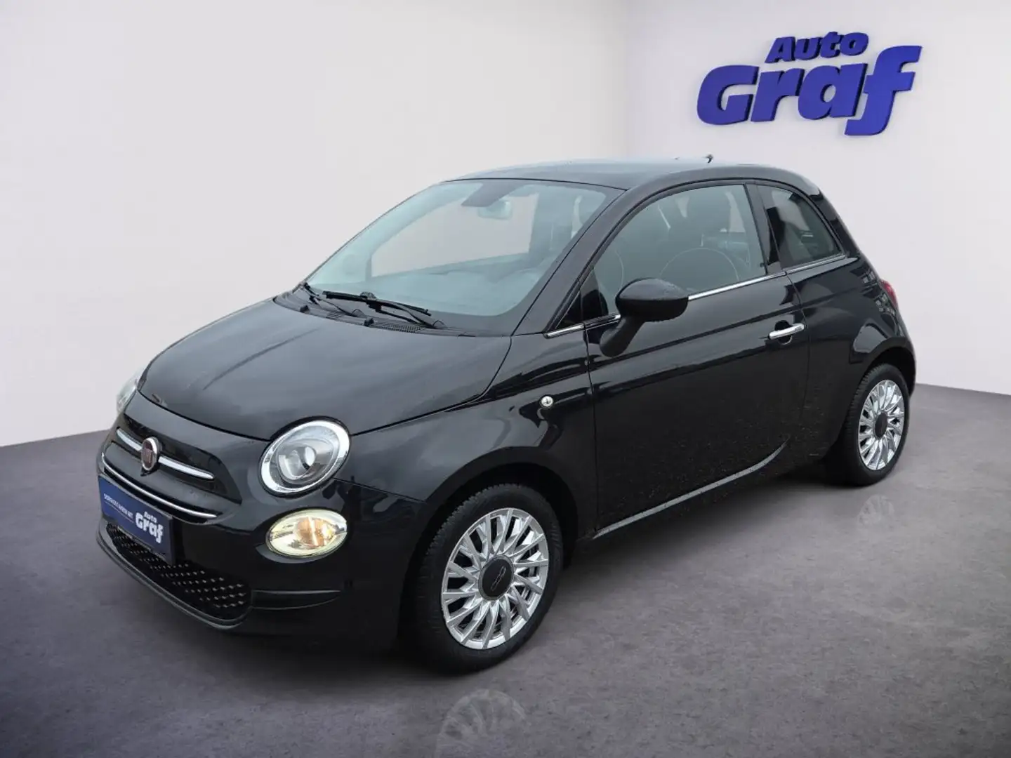Fiat 500 1,2 Fire 70 Lounge Schwarz - 1
