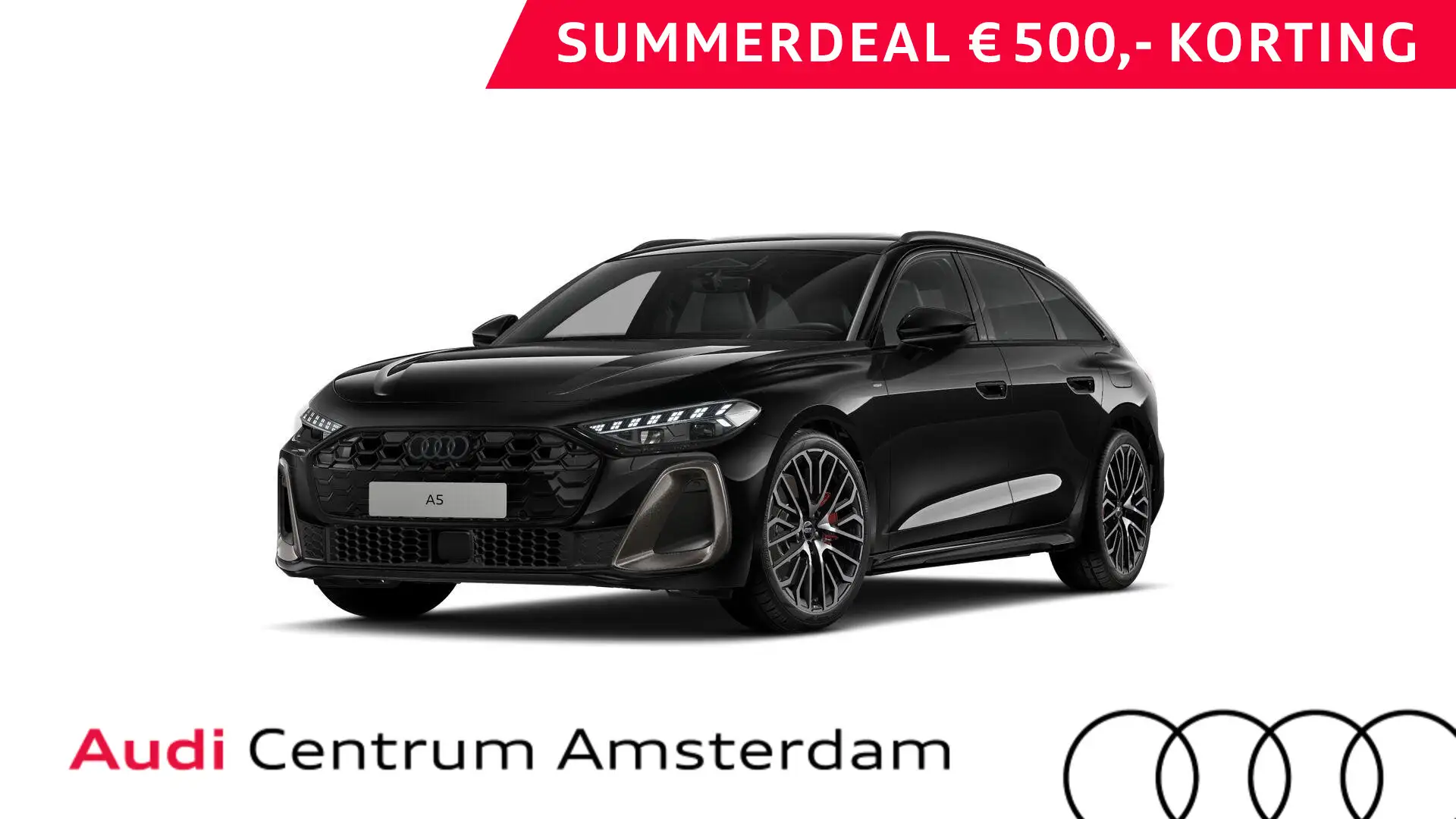 Audi A5 Avant 2.0 e-hybrid quattro S edition Competion 367 Zwart - 1