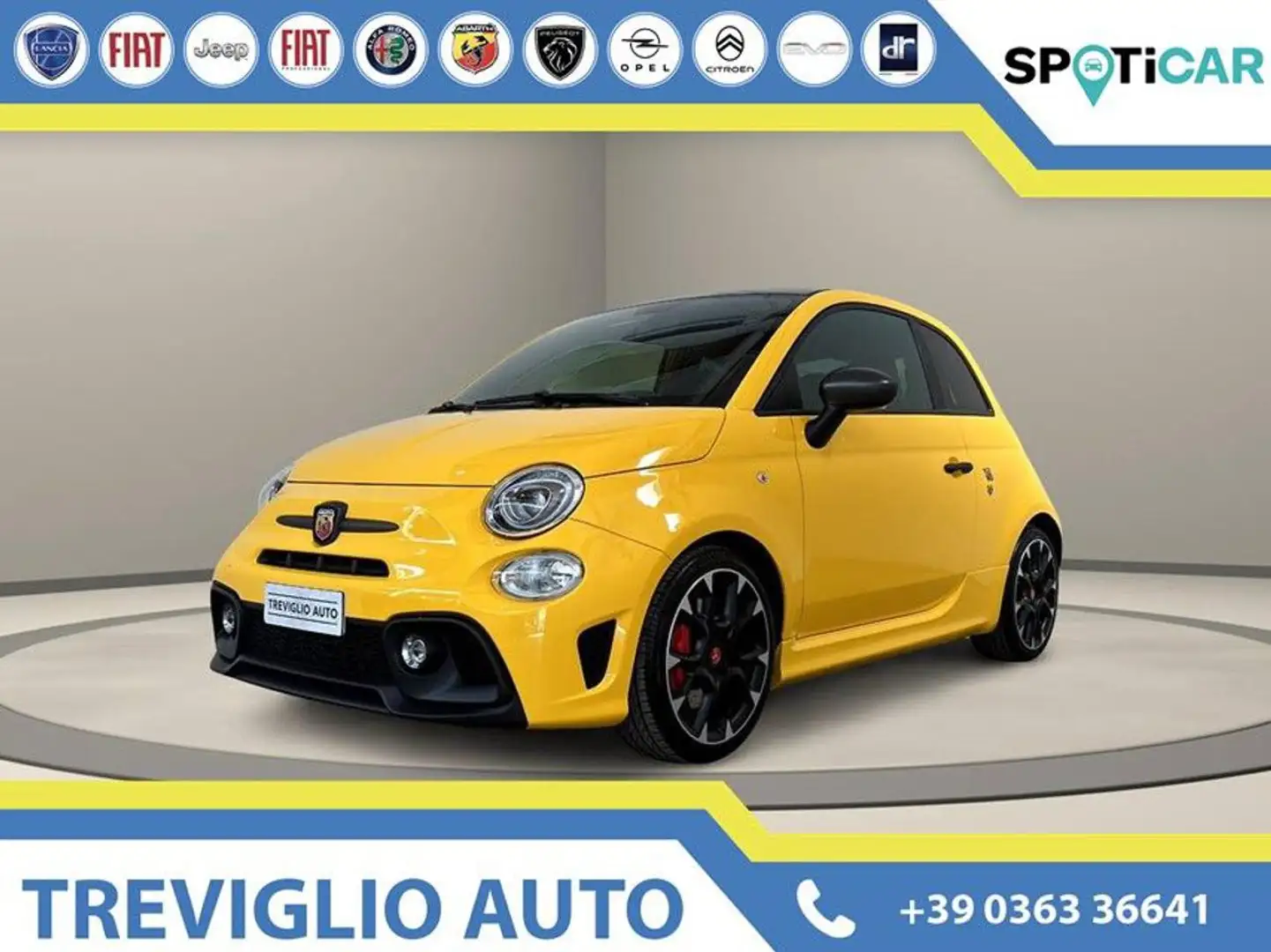 Abarth 595 1.4 Turbo T-Jet 180 CV Competizione Žlutá - 1
