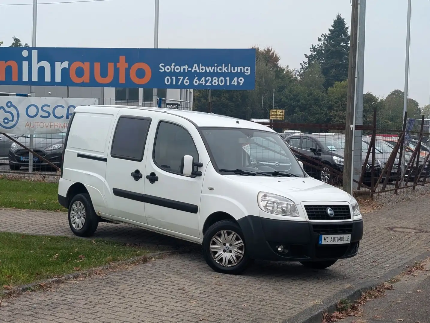 Fiat Doblo Doblò 1.9 JTD SX Maxi Kasten*AHK*RADIO-CD Weiß - 2