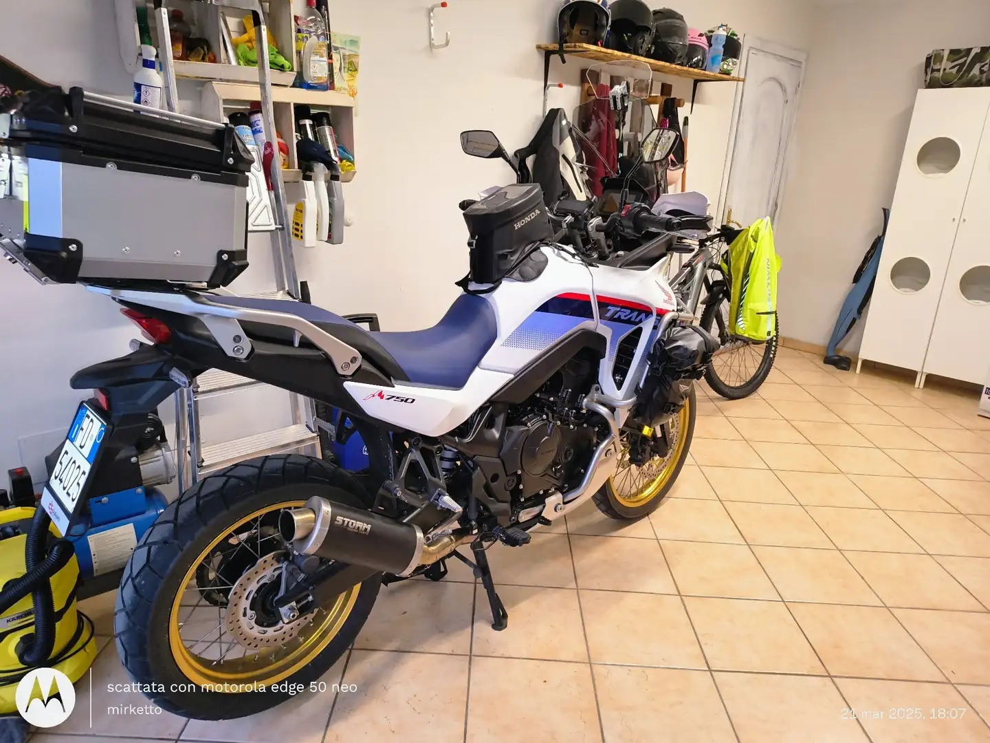 Honda XL 750 Transalp Bianco - 2