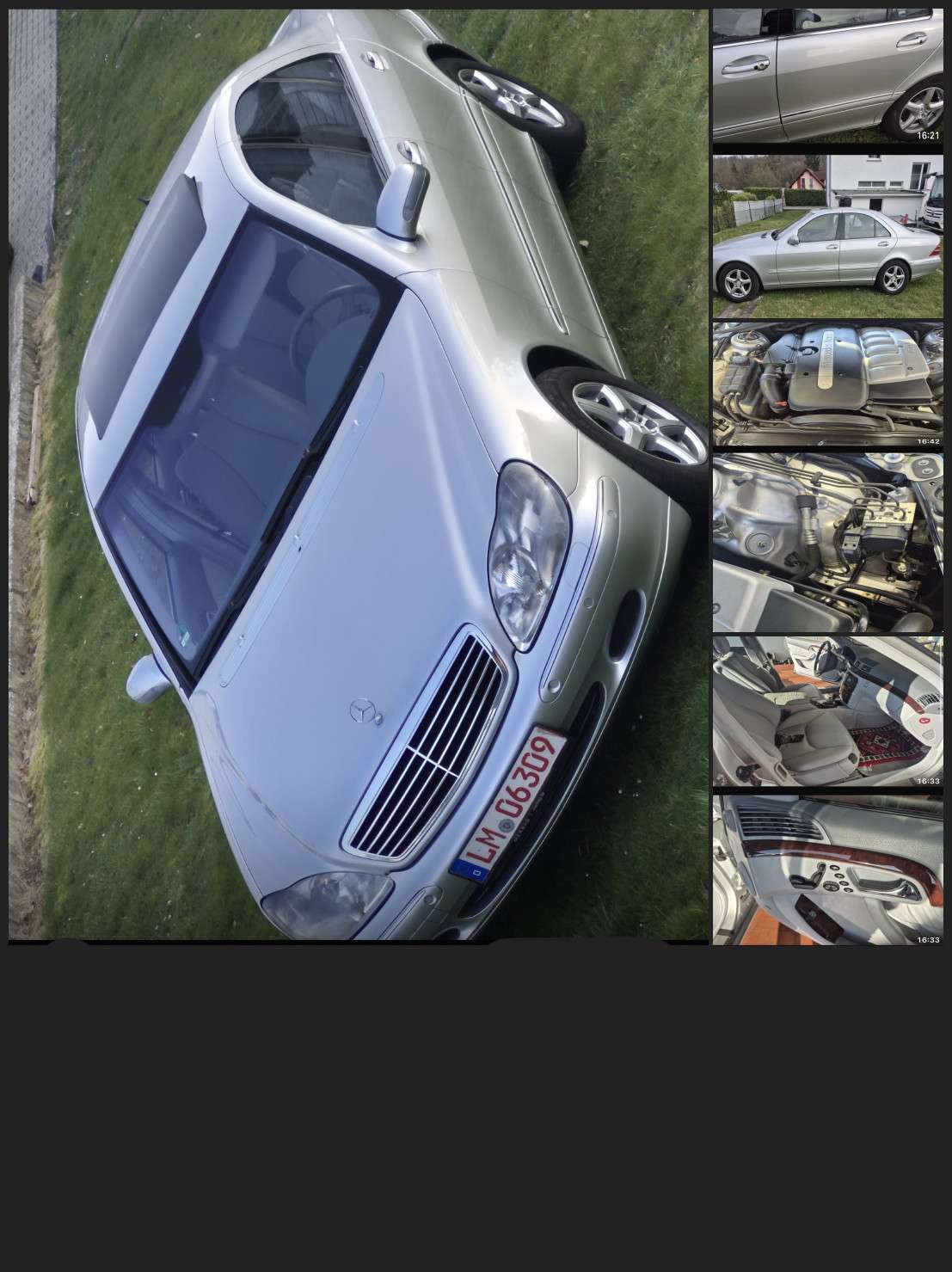 Second hand Mercedes Benz S-Class 320