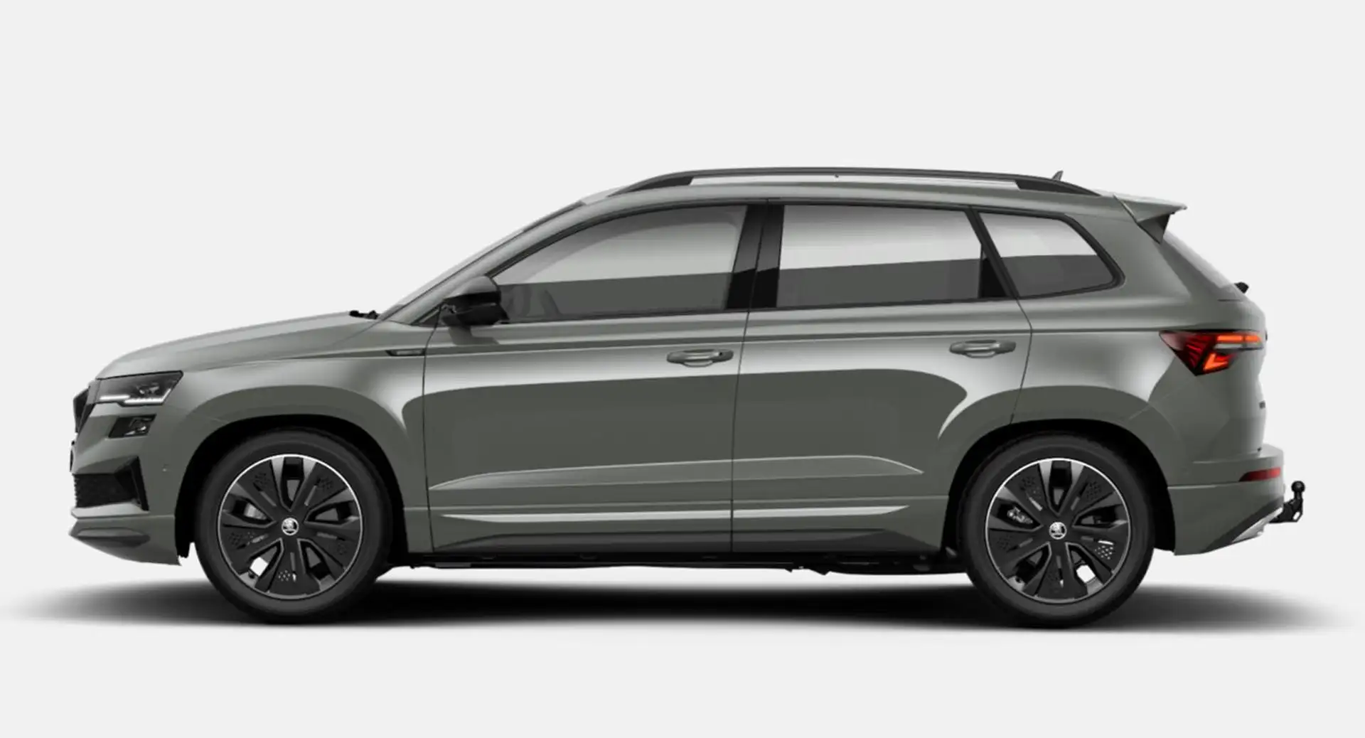 Skoda Karoq Sportline TSI DSG Sportl Pano AHK Matrix Nav 36... Grau - 2