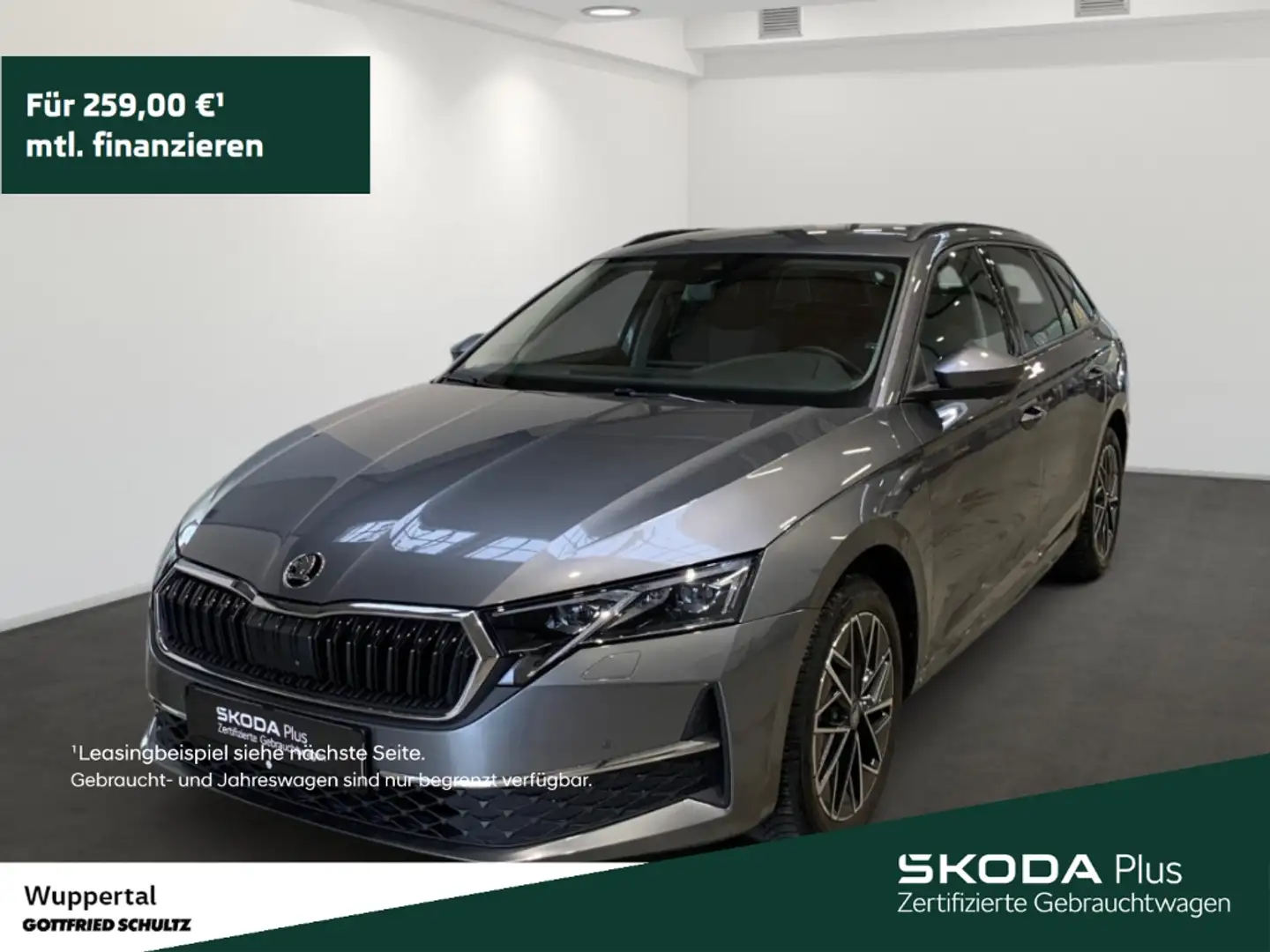 Skoda Octavia Combi SELECTION TDI DSG AHK SITZHEIZUNG EINPARKHIL Grijs - 1