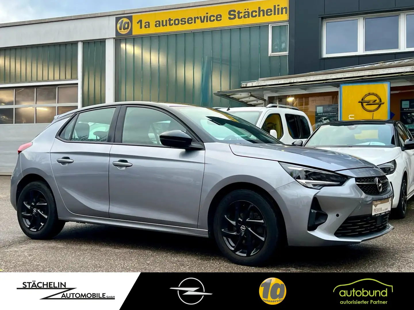 Opel Corsa F 1.2T GS Line,KEYLESS,NAVI,LED,PDC,KLIMA Grau - 1