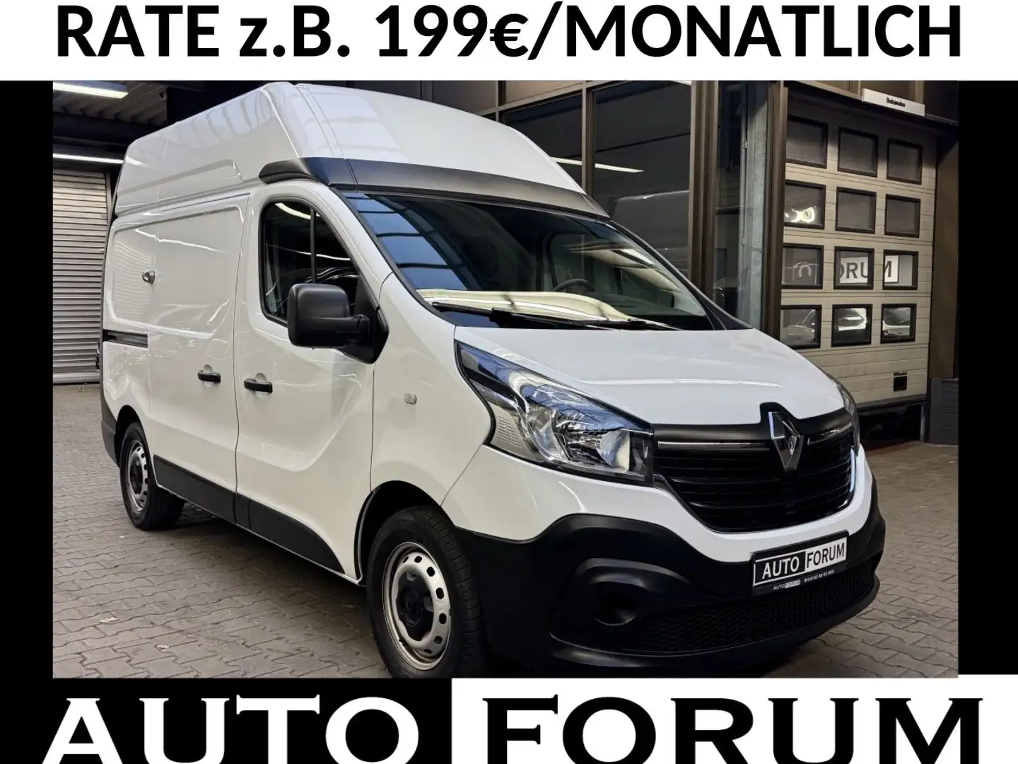 Renault Trafic 2.0 dCi L1H2 3,0t HOCH KLIMA PDC 3SITZER Blanc - 1