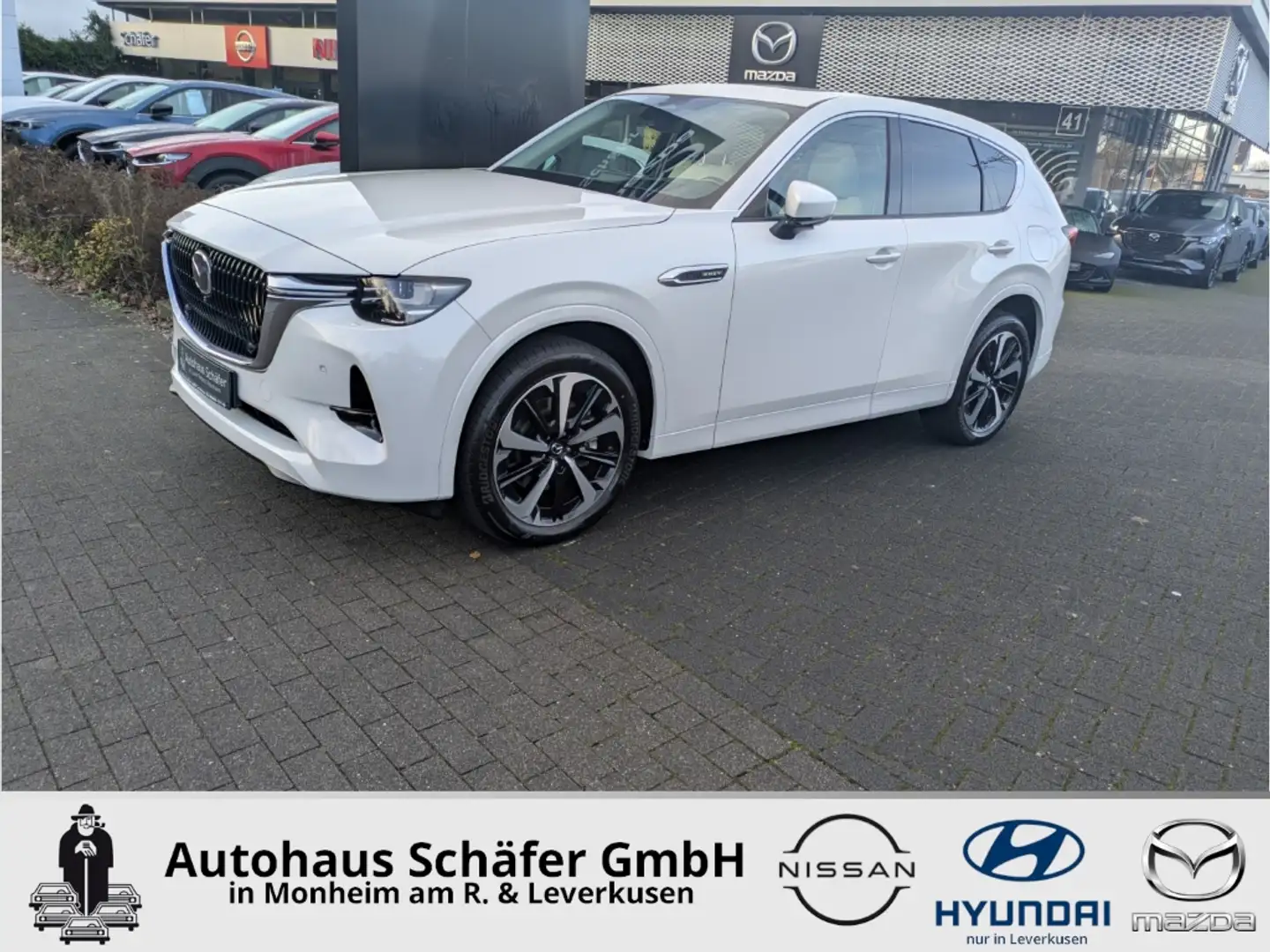 Mazda CX-60 Takumi HUD Panorama 360 Kamera SHZ Temp Navi Digit Weiß - 1