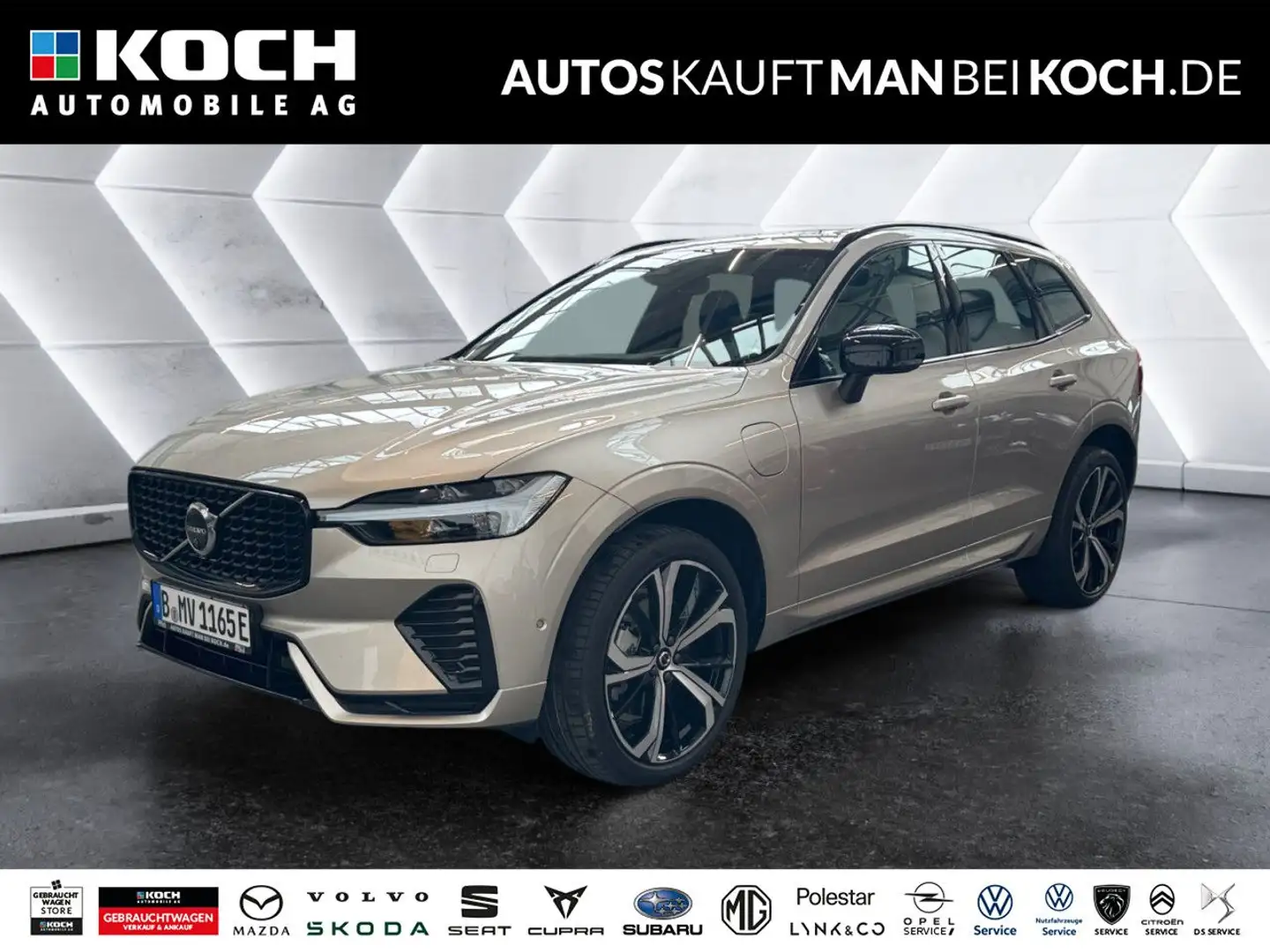 Volvo XC60 T6 AWD Plug-in Hybrid Ultra Dark Beige - 1