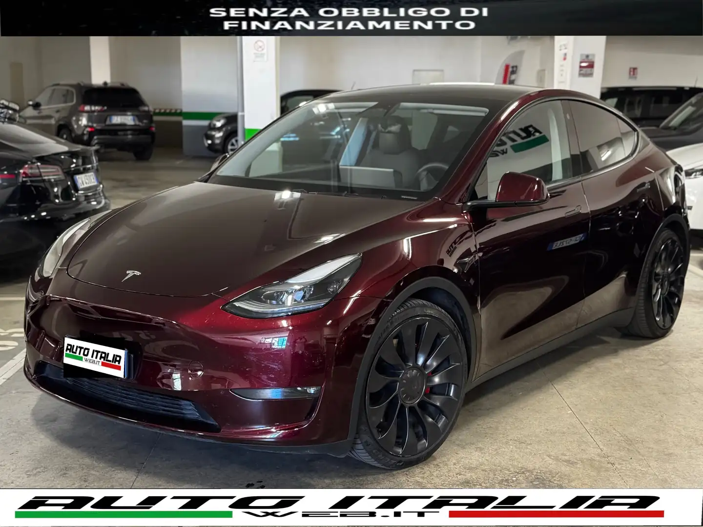 Tesla Model Y Model Y 2021 PERFORMANCE#LONGRANGE#CHERRYRED Piros - 1