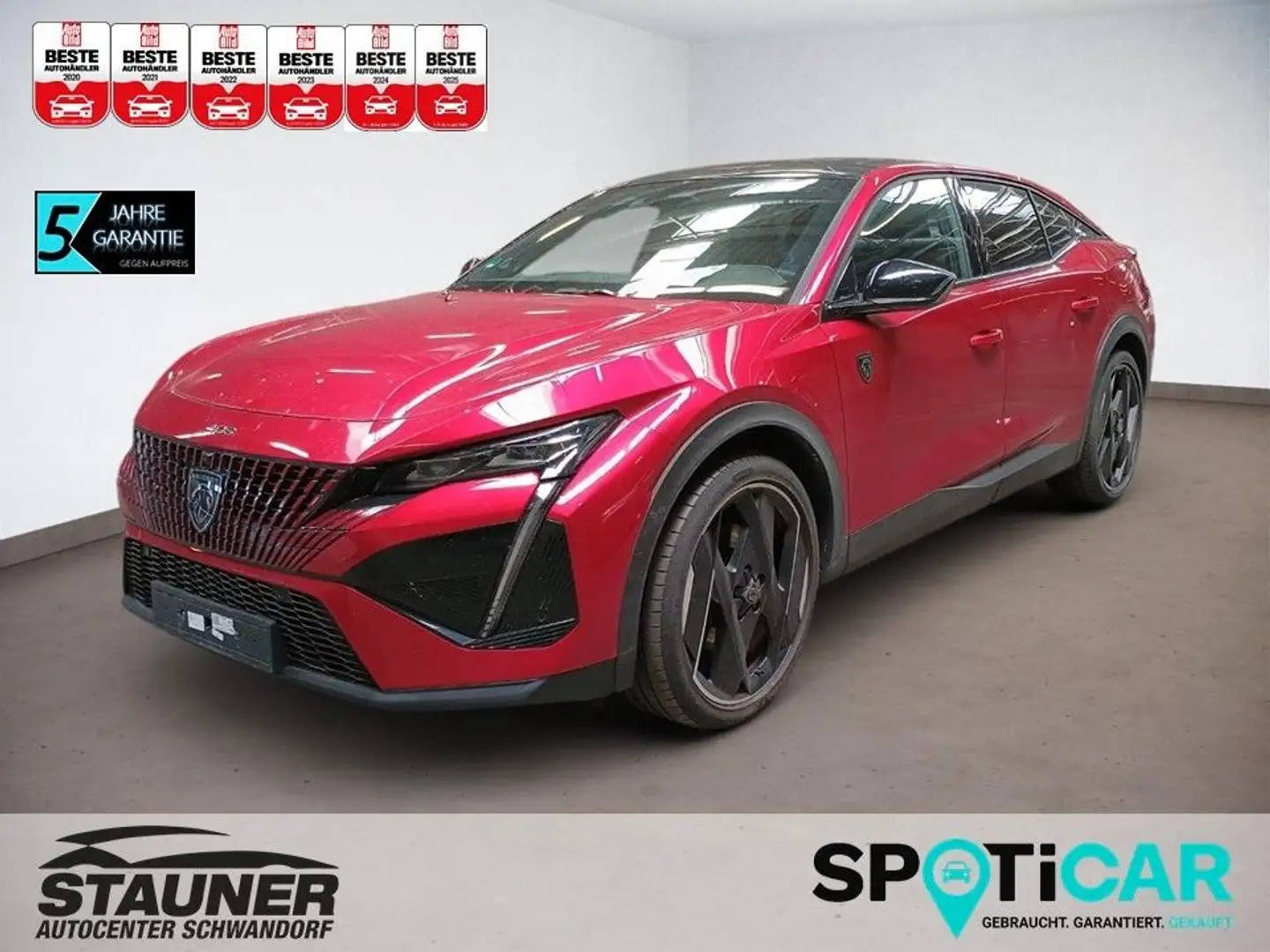 Peugeot 408 GT Plug-In Hybrid AT8 180PS *LEDER*AHK*PANO* Rot - 1