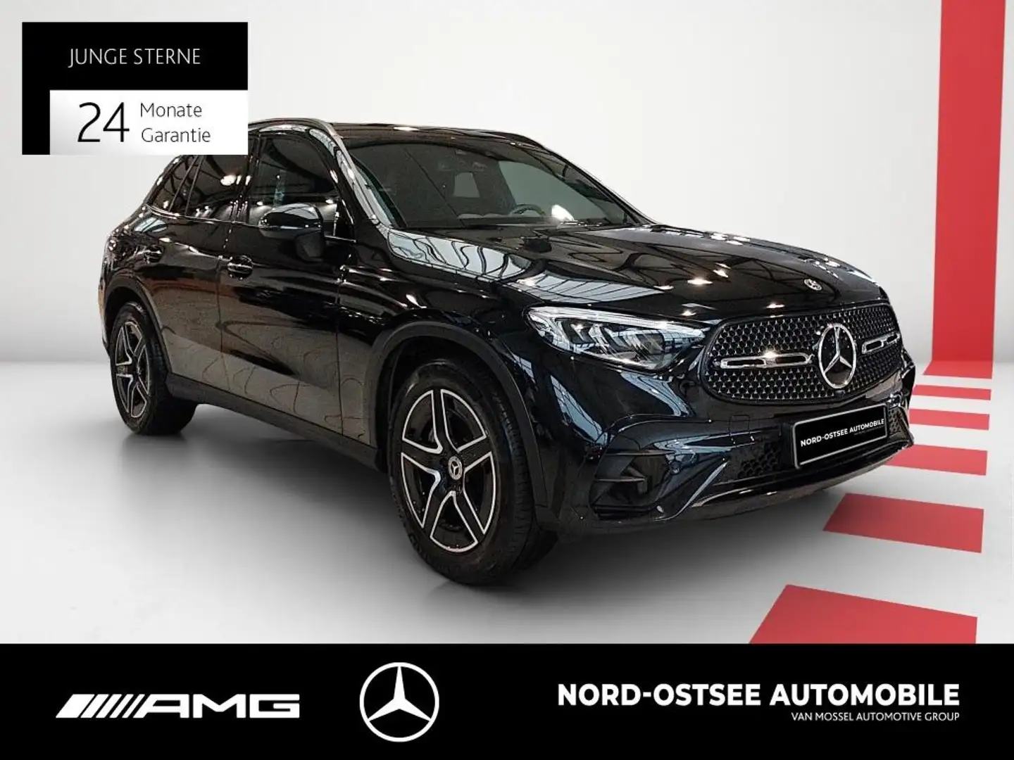 Mercedes-Benz GLC 300 d 4M AMG AHK SHZ NIGHT KEYLESS-GO Noir - 2