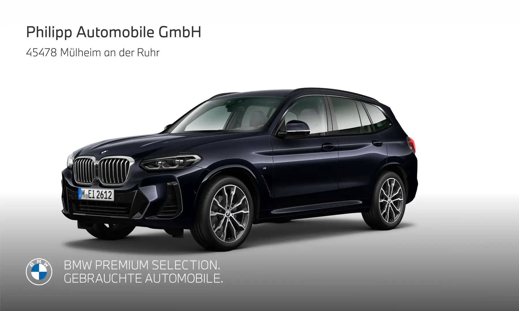 BMW X3 xDrive20i M Sport AHK LED HuD 20" 360° DA Schwarz - 1