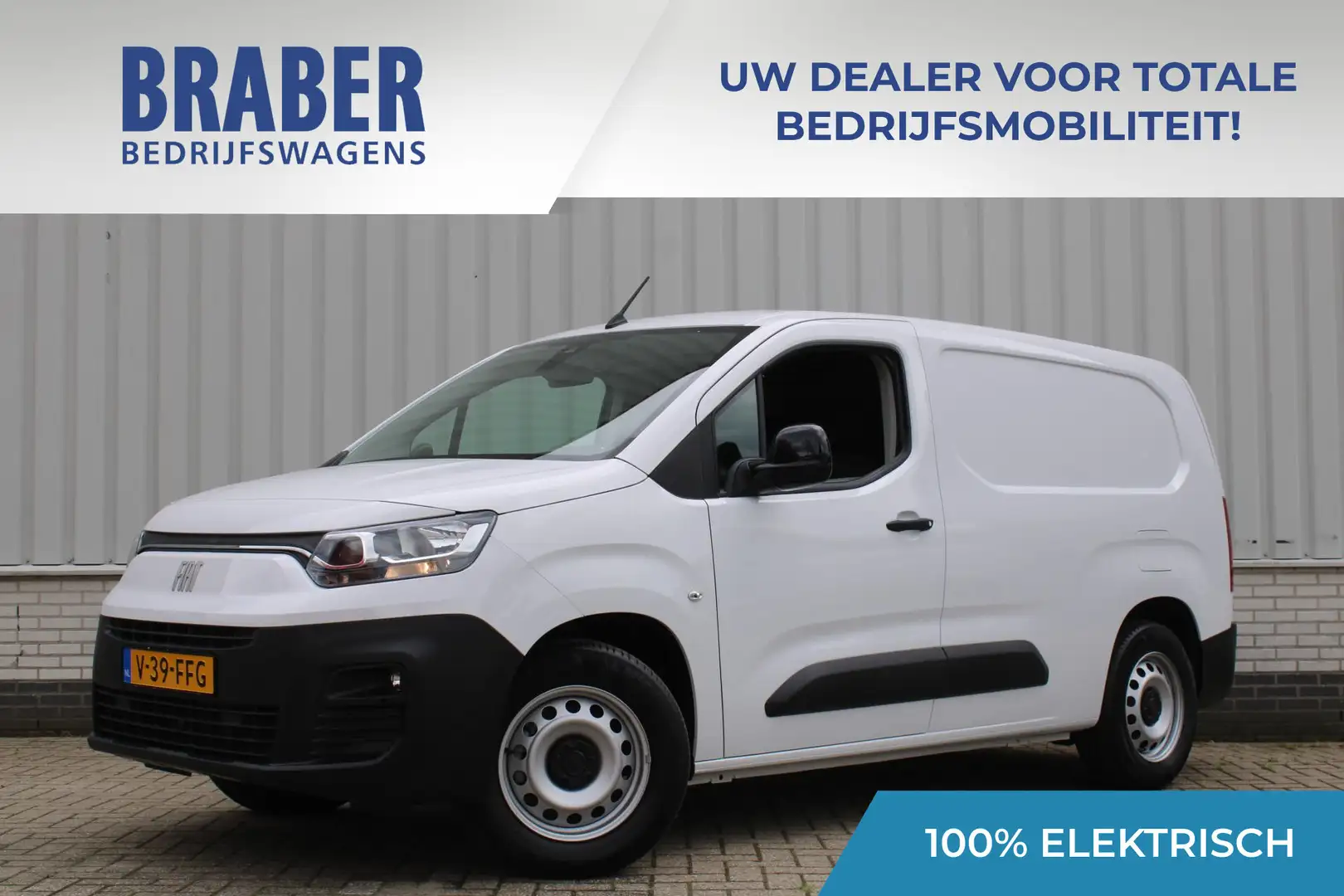 Fiat E-Doblo 136 L2 50 kWh | Nieuw | Clima | Navi | Cruise | Kl Blanc - 1