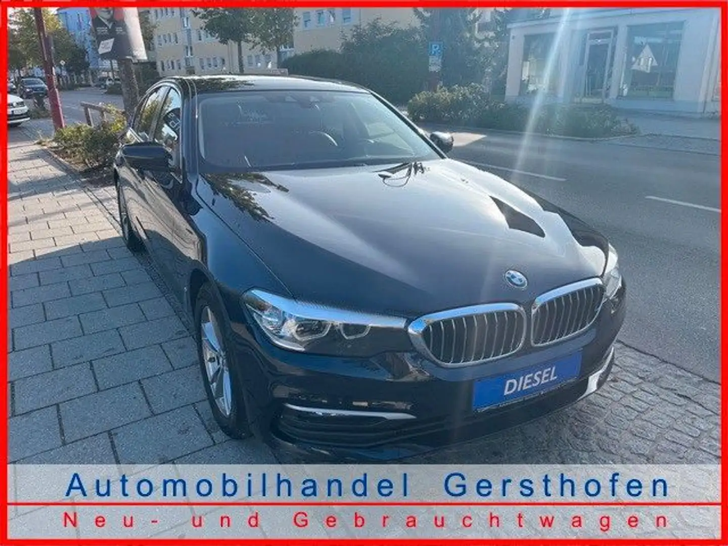 BMW 525 d 2.Hand Scheckheft Navi Leder Blau - 2