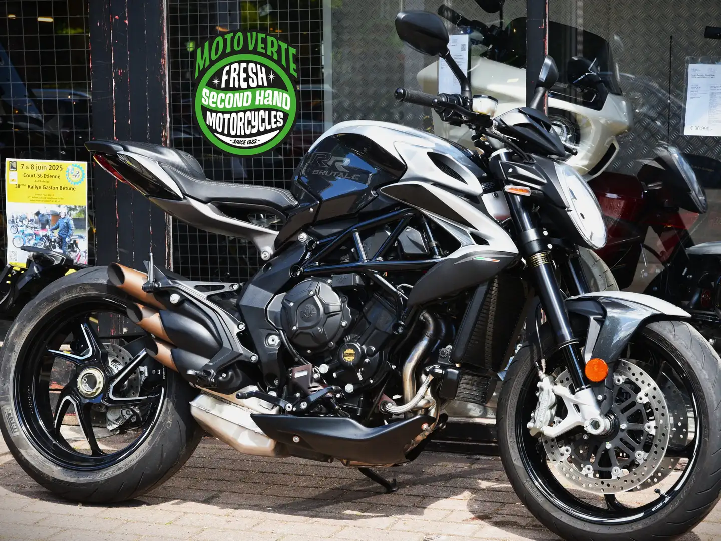 MV Agusta Brutale 800 RR ***MOTO VERTE*** Plateado - 1
