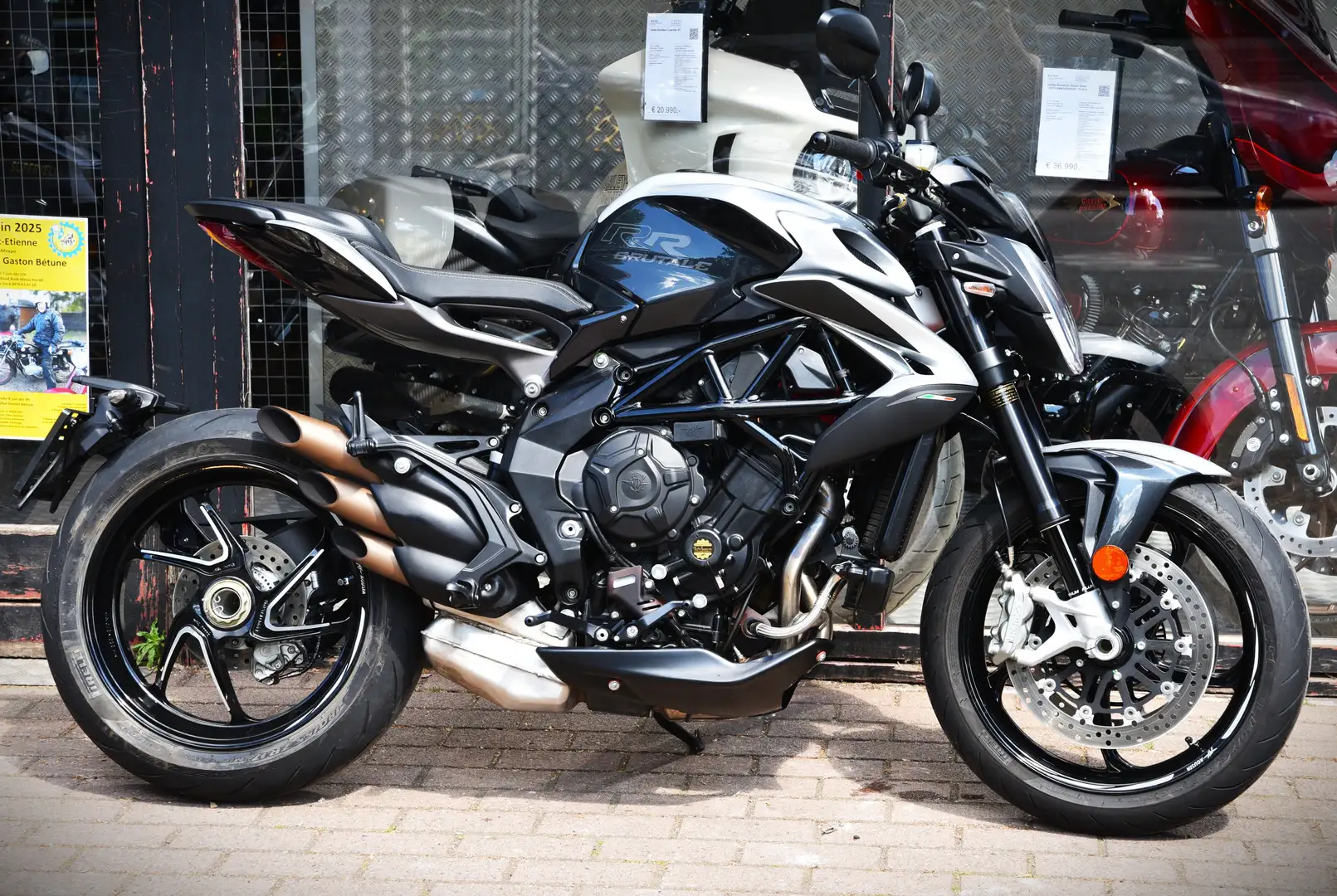 MV Agusta Brutale 800 RR ***MOTO VERTE*** Plateado - 2