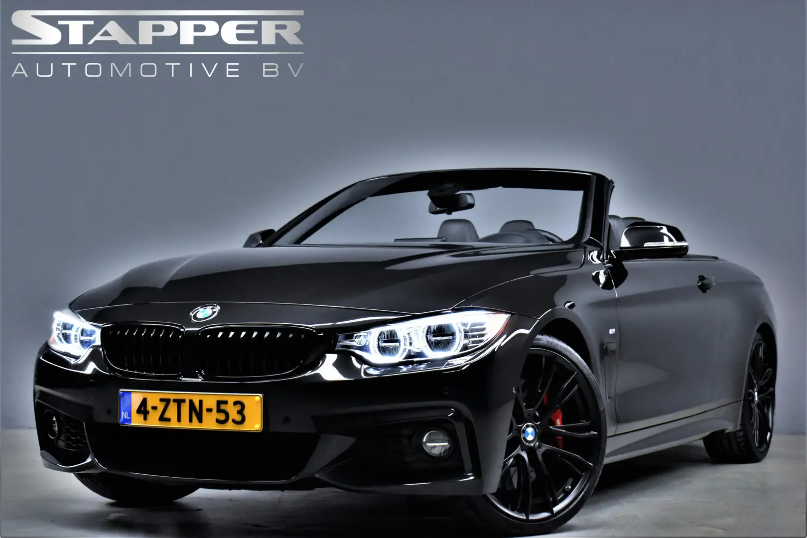 BMW 435 4-serie Cabrio 435i 306pk 6-Cil. M-Sport Org.NL H. Zwart - 1