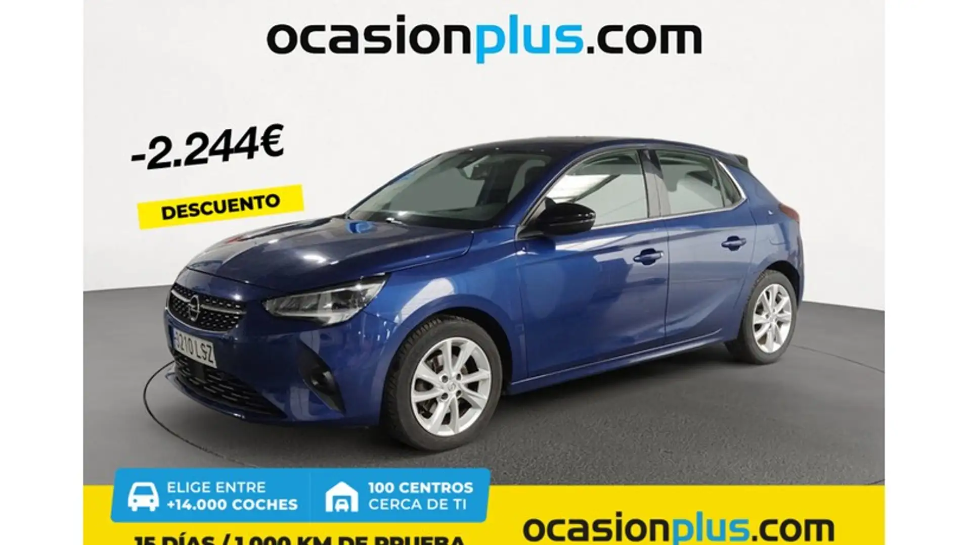 Opel Corsa 1.2T XHT S/S Elegance AT8 100 Bleu - 1