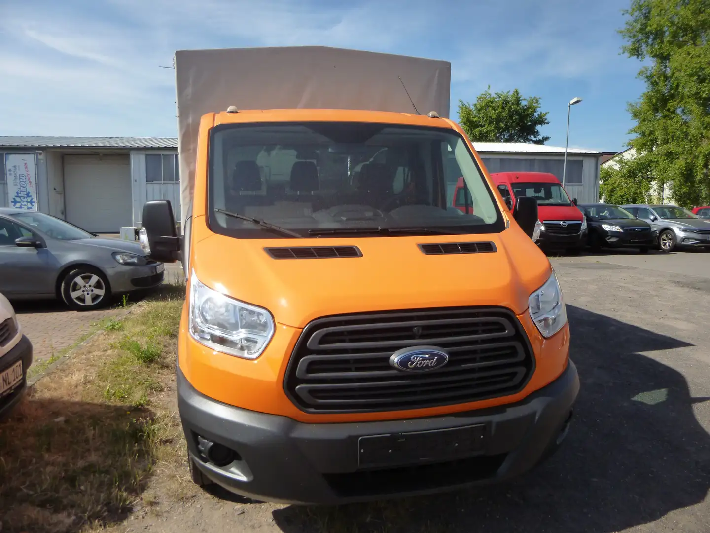 Ford Transit 310 L2  Pritsche mit Plane Orange - 1