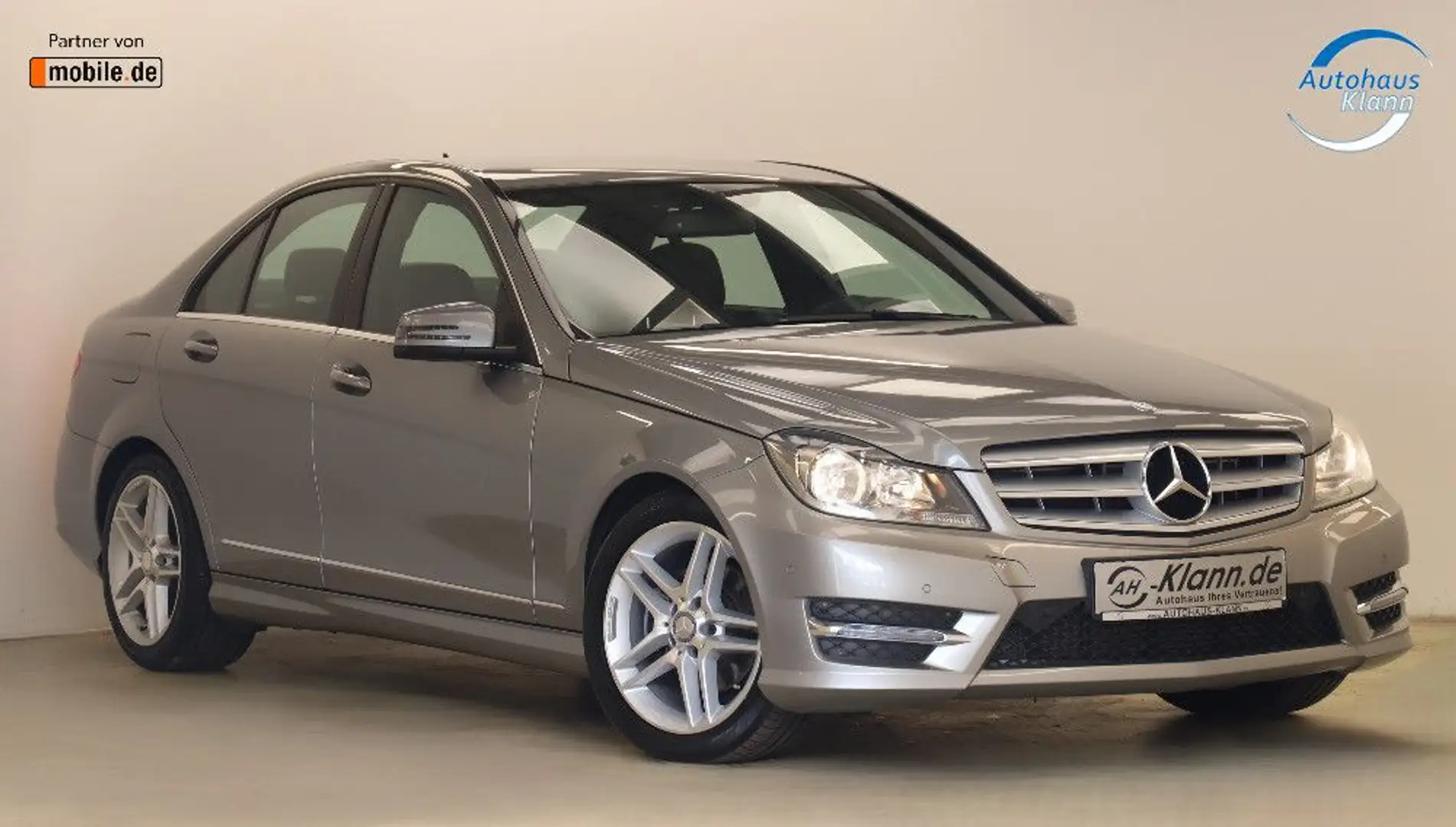 Mercedes-Benz C 180 CGI 156PS 7G BE AMG Line Navi 1.Hand Silber - 1
