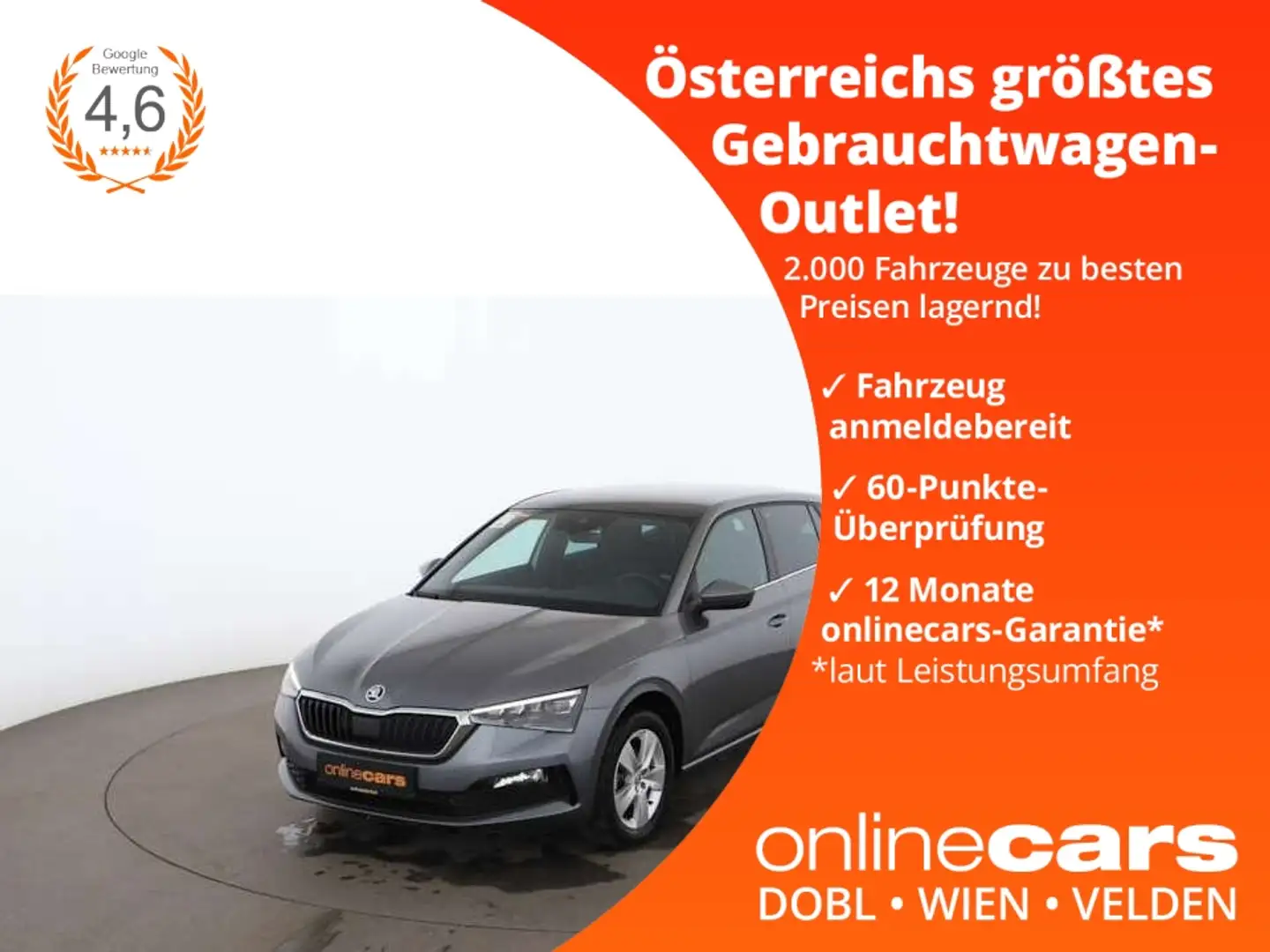 Skoda Scala 1.5 TSI Style Aut LED SKY SITZHZG TEMP PDC Šedá - 1