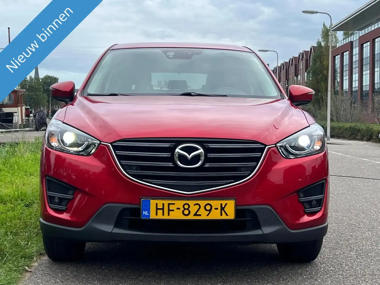 Mazda CX-5 2.0 SkyActiv-G KEYLESS NAVI LEDER CLIMA DODEHOEK X Rood - 2