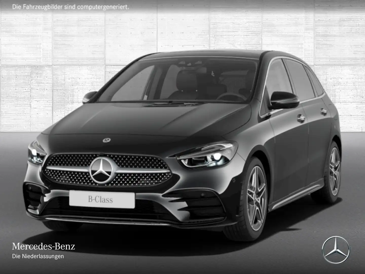 Mercedes-Benz B 180 AMG+PANO+360°+MULTIBEAM+HUD+KEYLESS+7G Schwarz - 2