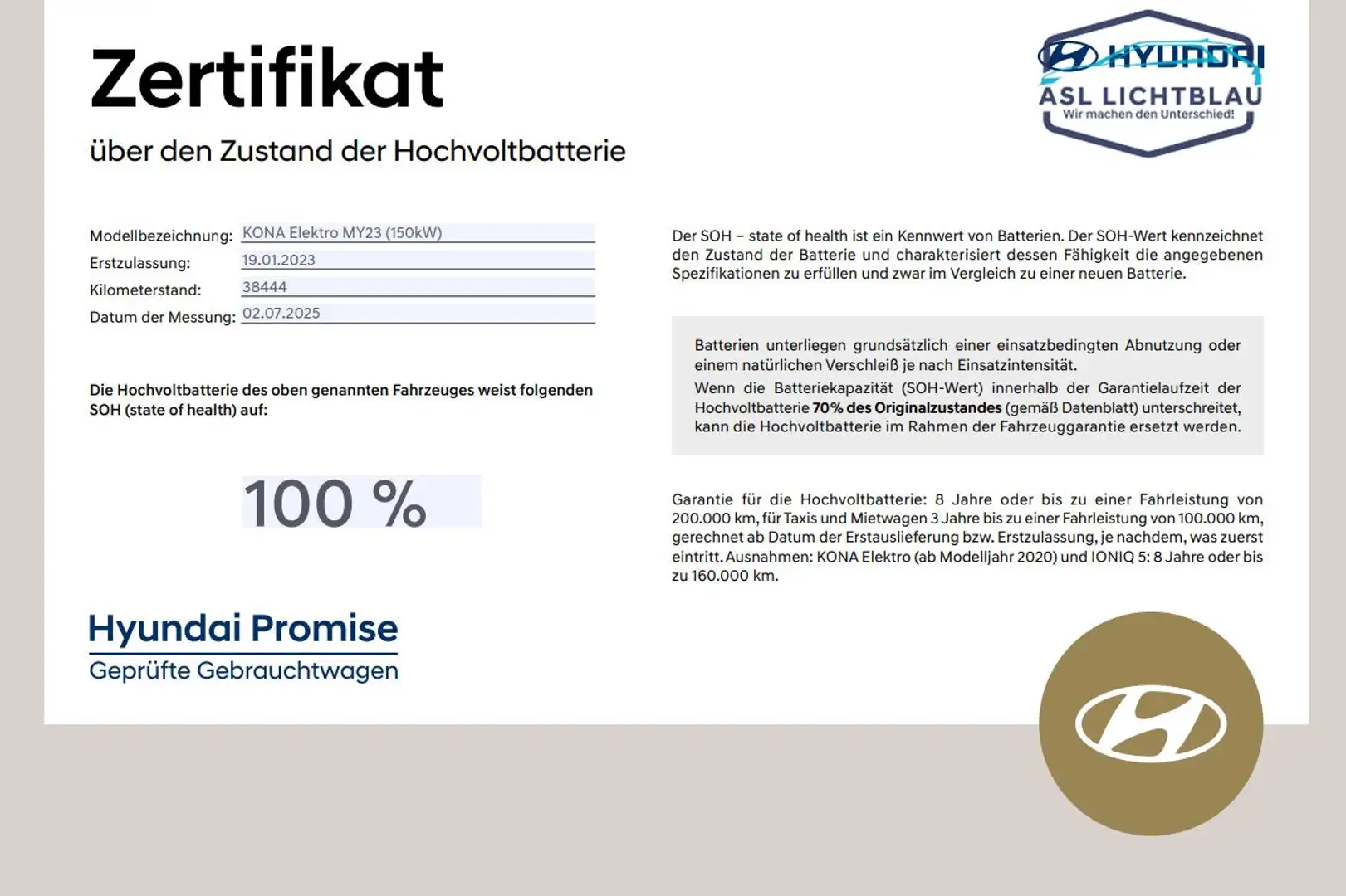 Hyundai KONA Elektro (150kW) PRIME 150kW Bronce - 2
