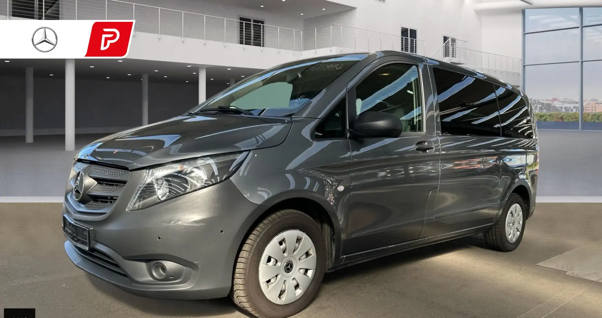 Mercedes-Benz Vito Tourer 116 CDI AUTOMATIK/TEM/SH/KAMERA/NAVI/8SITZE Grau - 2