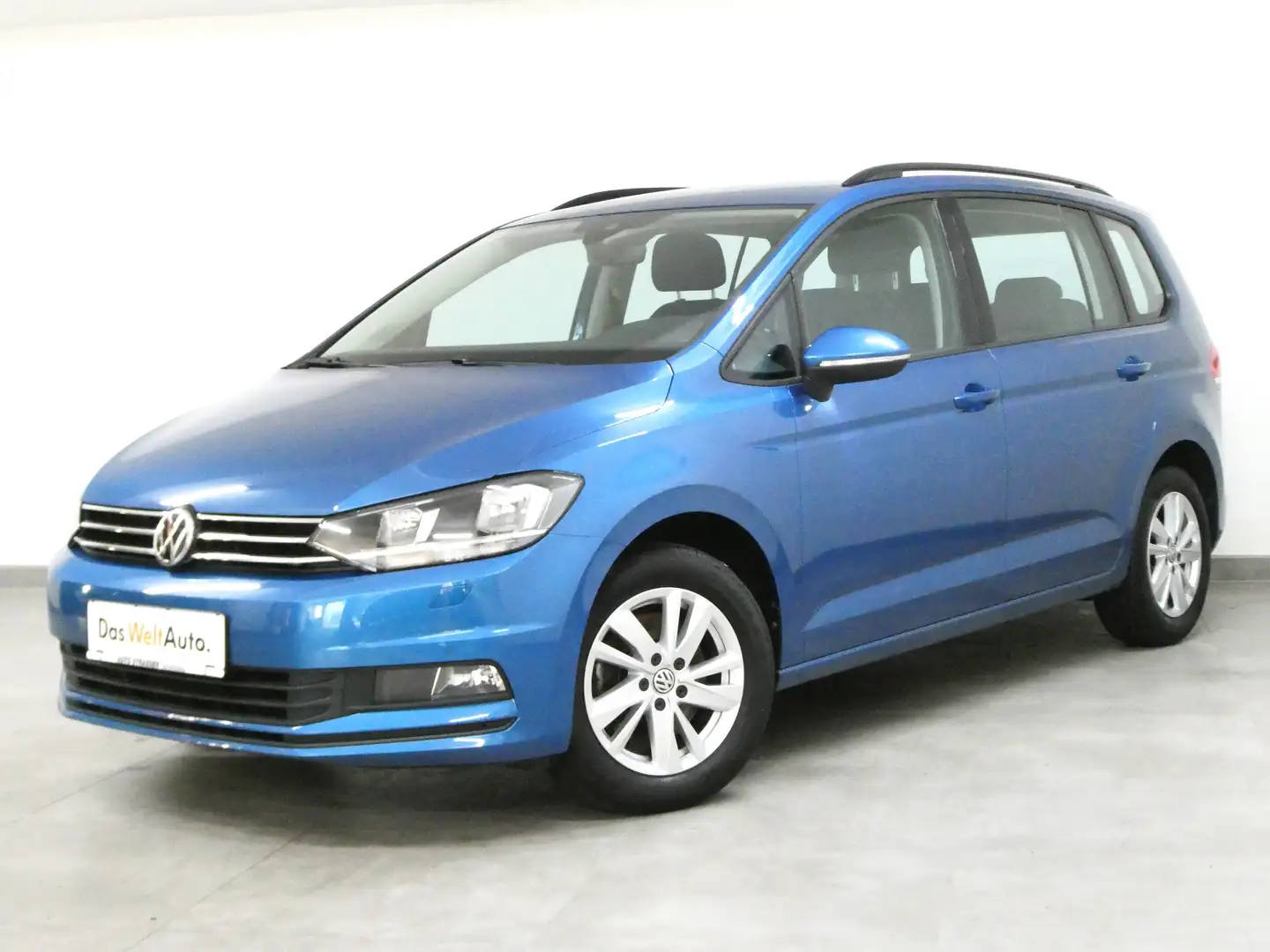 Volkswagen Touran 2,0 TDI DSG Navi Ahk ACC Standh Sitzh R-Kamera DAB Blauw - 1