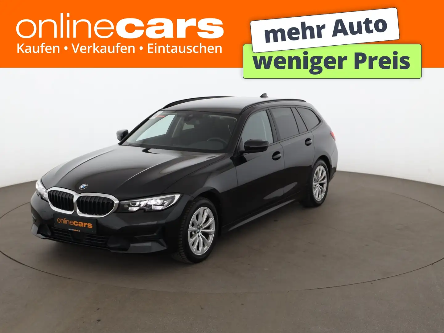 BMW 316 d Touring Advantage Aut LED RADAR ASSIST PDC Schwarz - 1