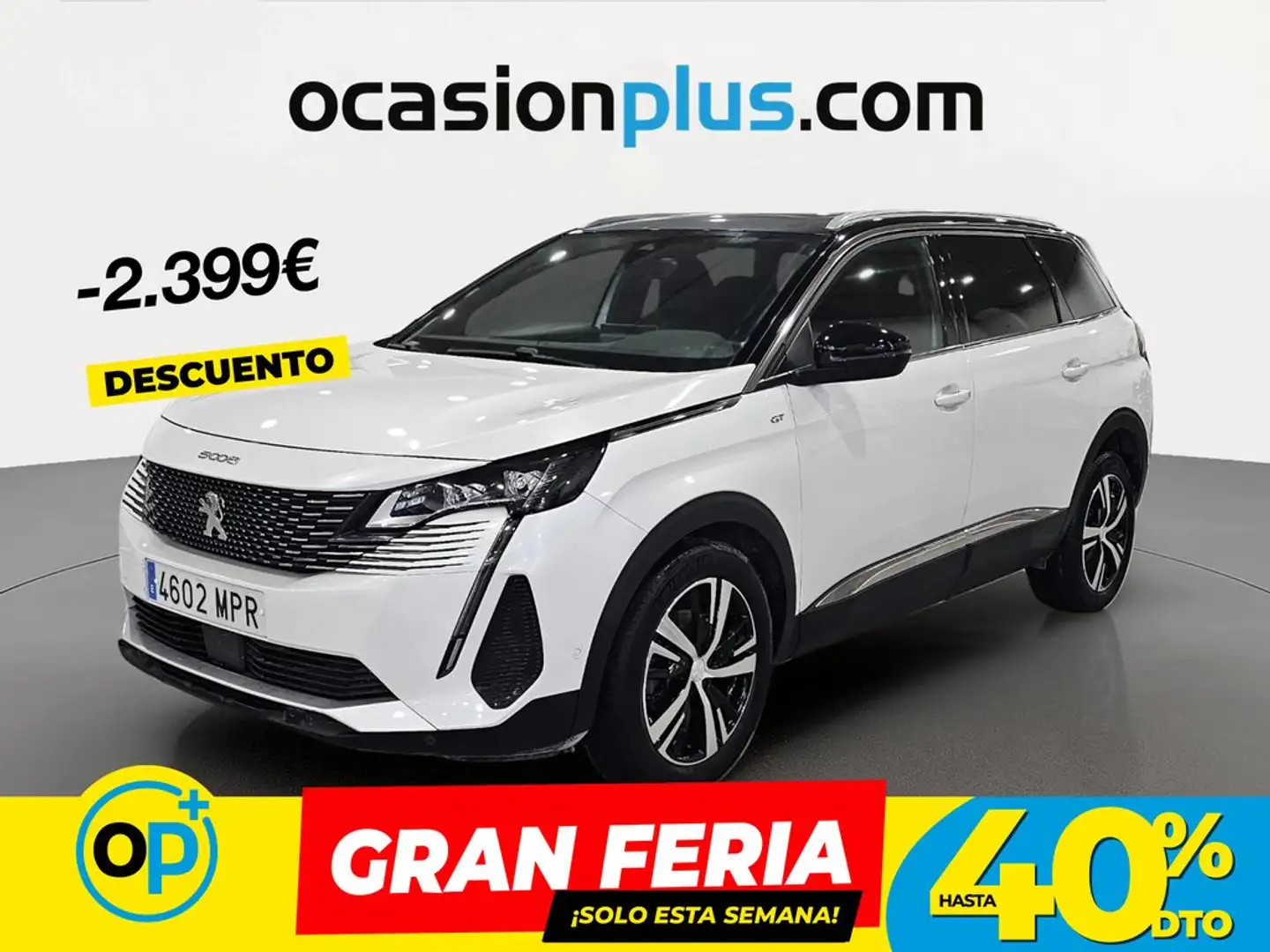 Peugeot 5008 1.5BlueHDi S&S GT EAT8 130 Blanco - 1