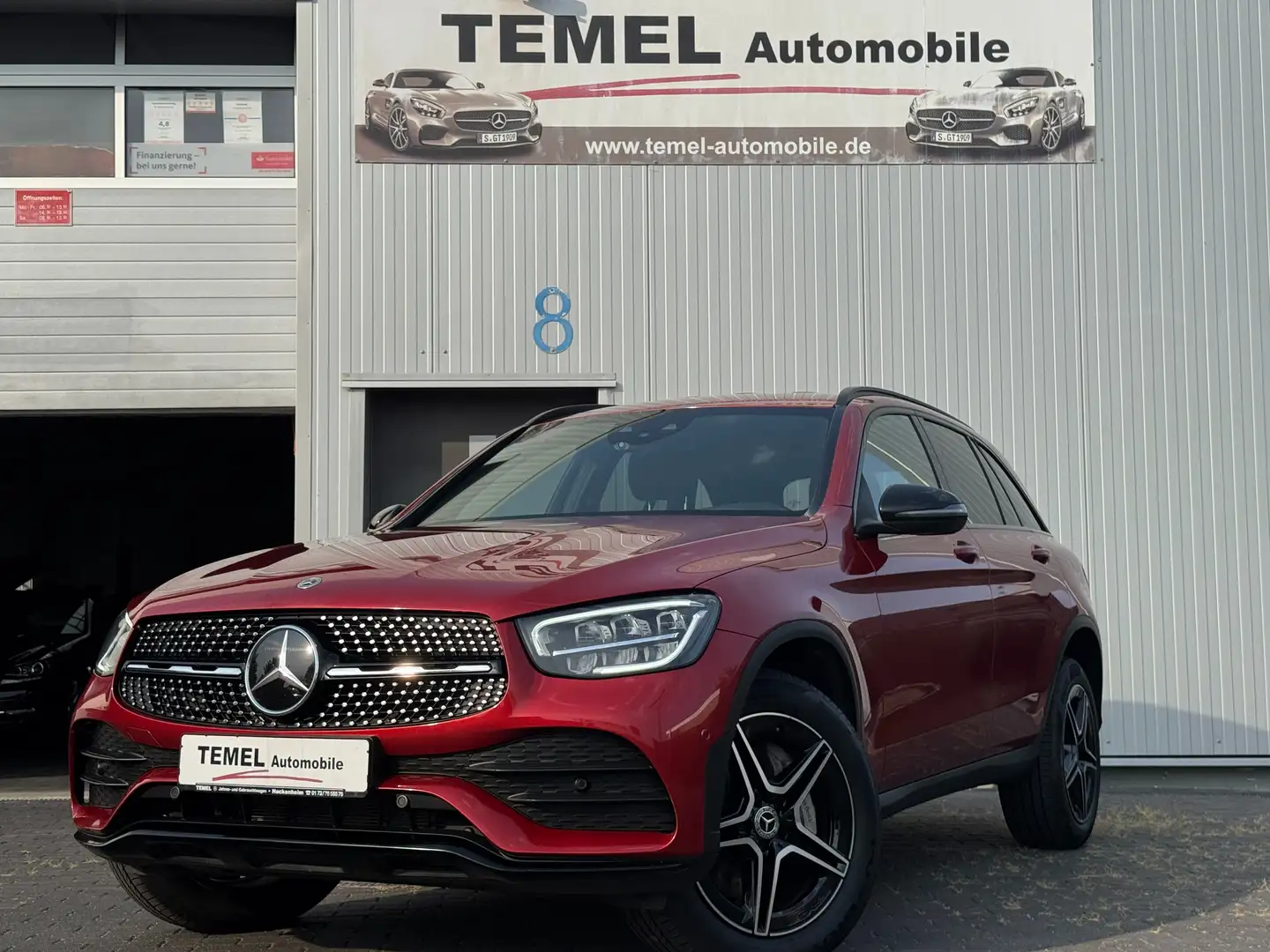 Mercedes-Benz GLC 300 GLC 300 de 4Matic AMG Line Plus NIGHTPAKET BURMEST Rouge - 1