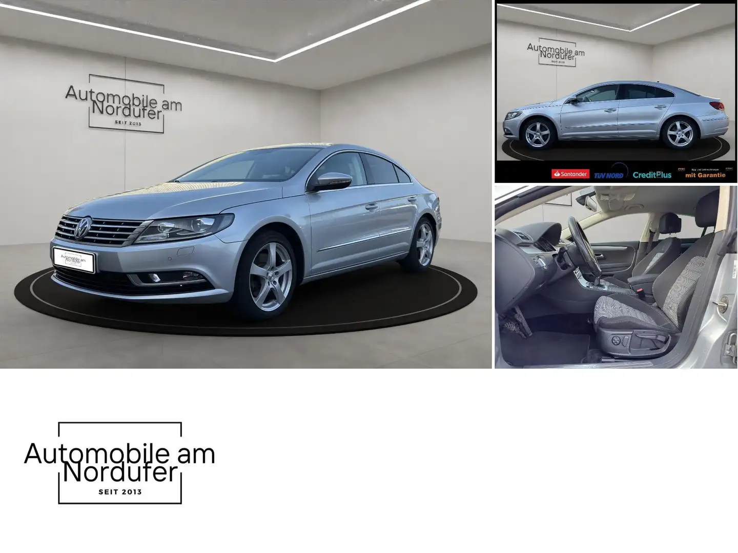 Volkswagen Passat CC 1.4 TSI-2Hand-Scheckheft-BiXenon-Navi-Sportsitze Grau - 2
