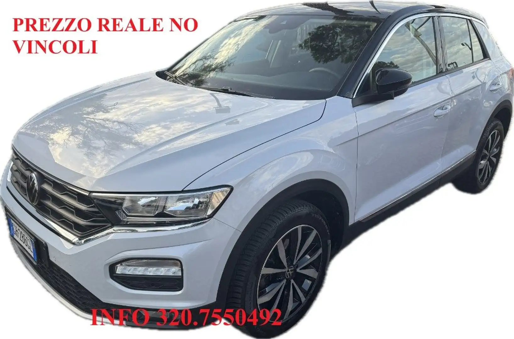 Volkswagen T-Roc 1.5 TSI ACT Style UNIPRO KM CERTIFICATI Grigio - 1