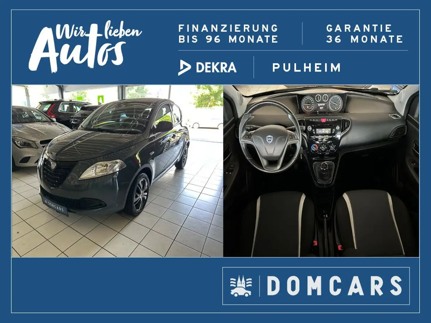 Lancia Ypsilon S By Momodesign/GARANTIE/KLIMA/I.HAND/ Grau - 1