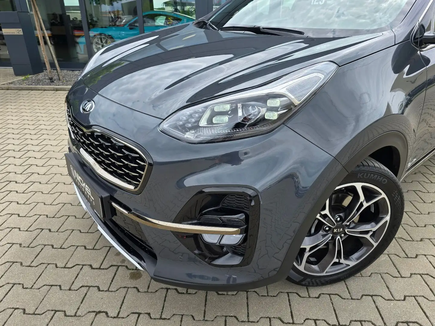Kia Sportage GTLine 4WD*Leder*AHK*Sitz-KLIMA* Grau - 2