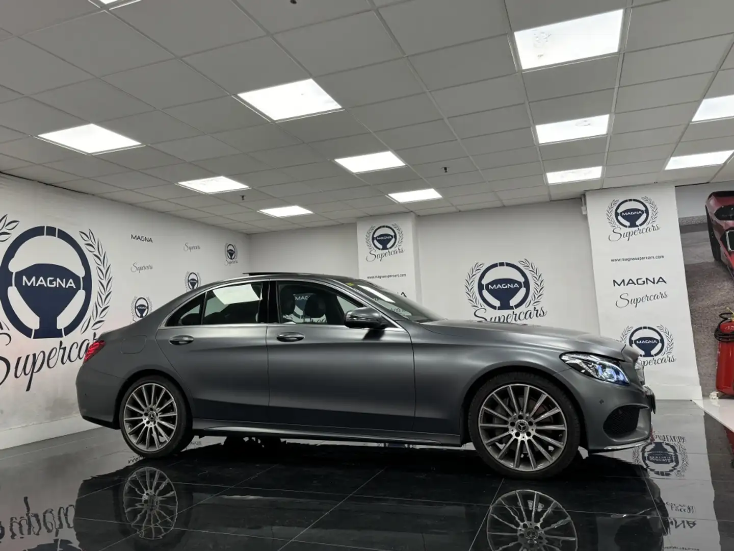 Mercedes-Benz C 400 4M 7G Plus Gris - 2