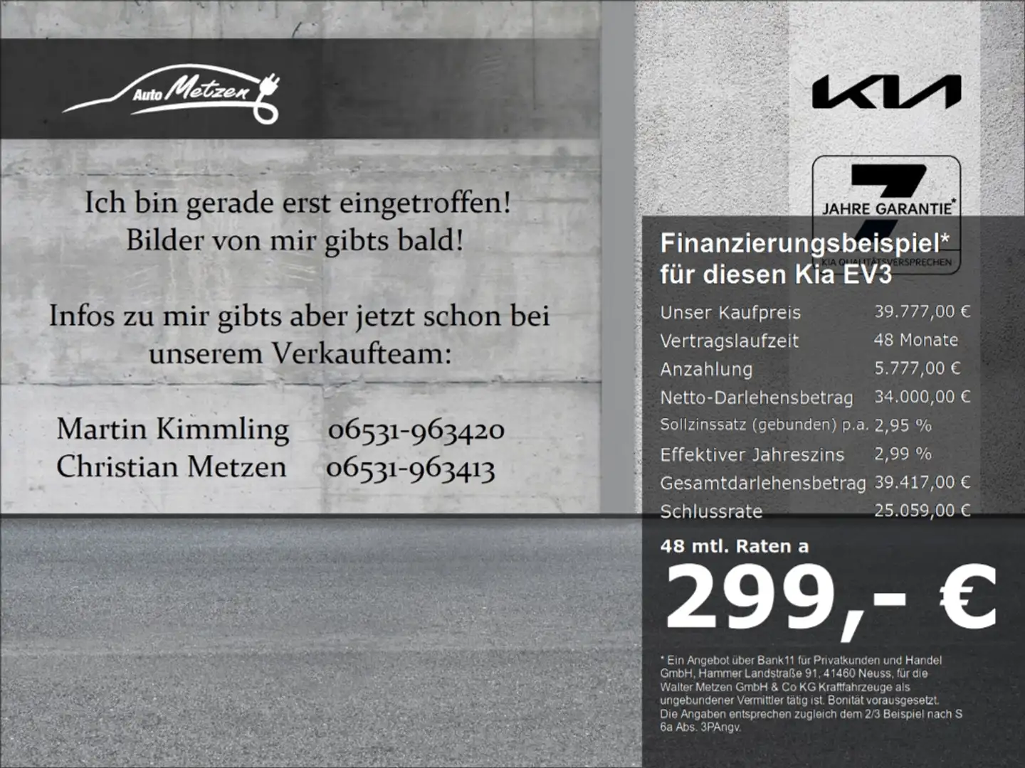 Kia EV3 81,4-kWh Earth WinterConnect Upgrade Business Schwarz - 1