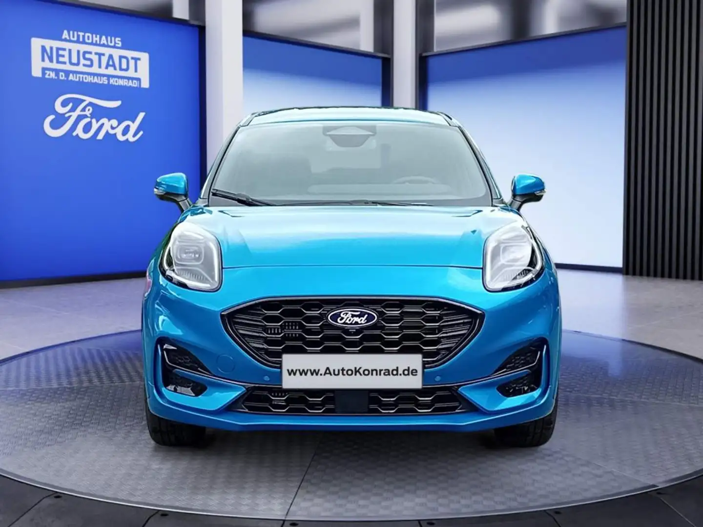 Ford Puma 1.0 MHEV Aut. ST-LINE X *WinterPk*FahrAssist* Bleu - 2