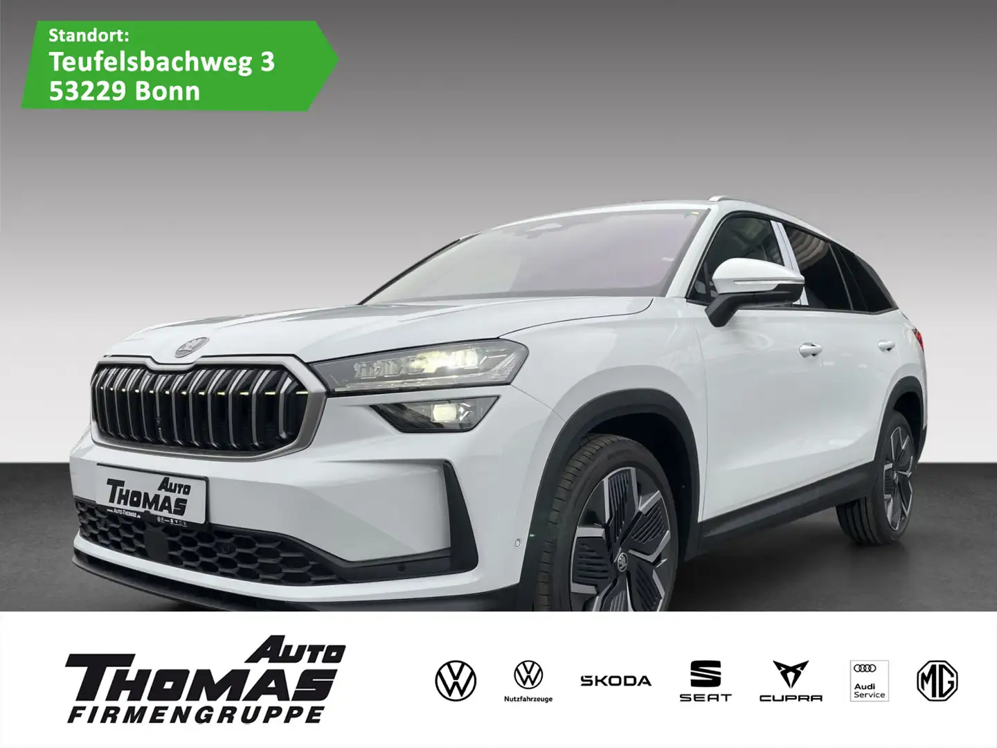 Skoda Kodiaq Selection 2.0 TDI DSG 4x4 NAVI LED AHK Weiß - 1