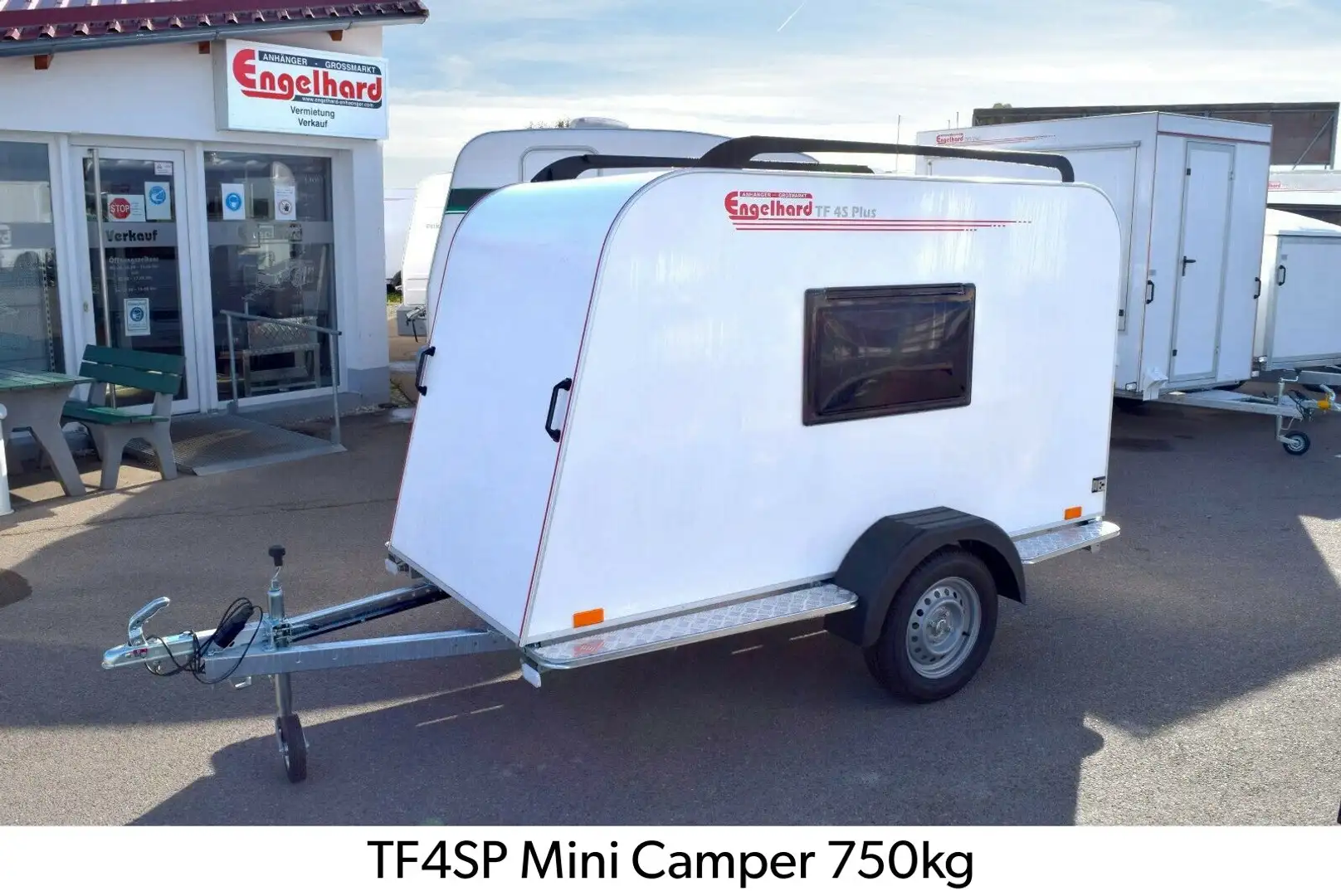 Autres TF4SP Mini Camper / Schlafanhänger  750kg Blanc - 1