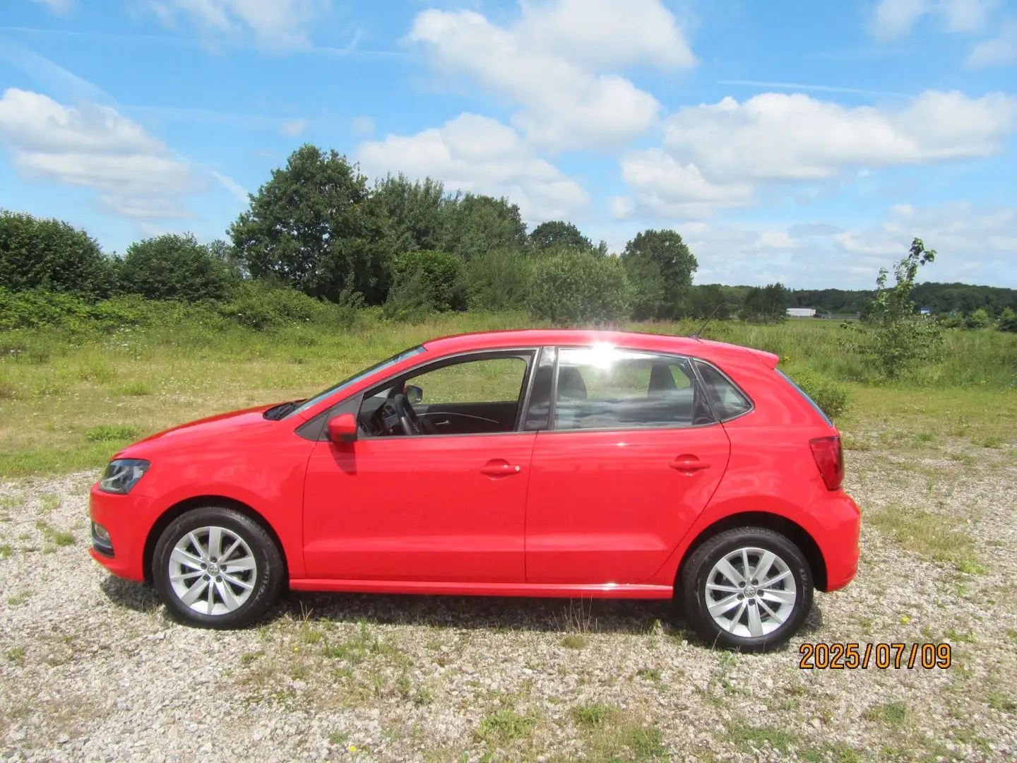 Volkswagen Polo V Comfortline 1 Hand Klima 97332 Km Euro 6 Rouge - 2