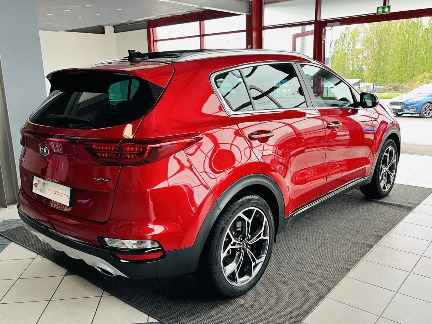 Kia Sportage 2,0 CRDI 185 BVA8 GT LINE PREMIUM 4X4 GPS TOIT PAN Rojo - 2